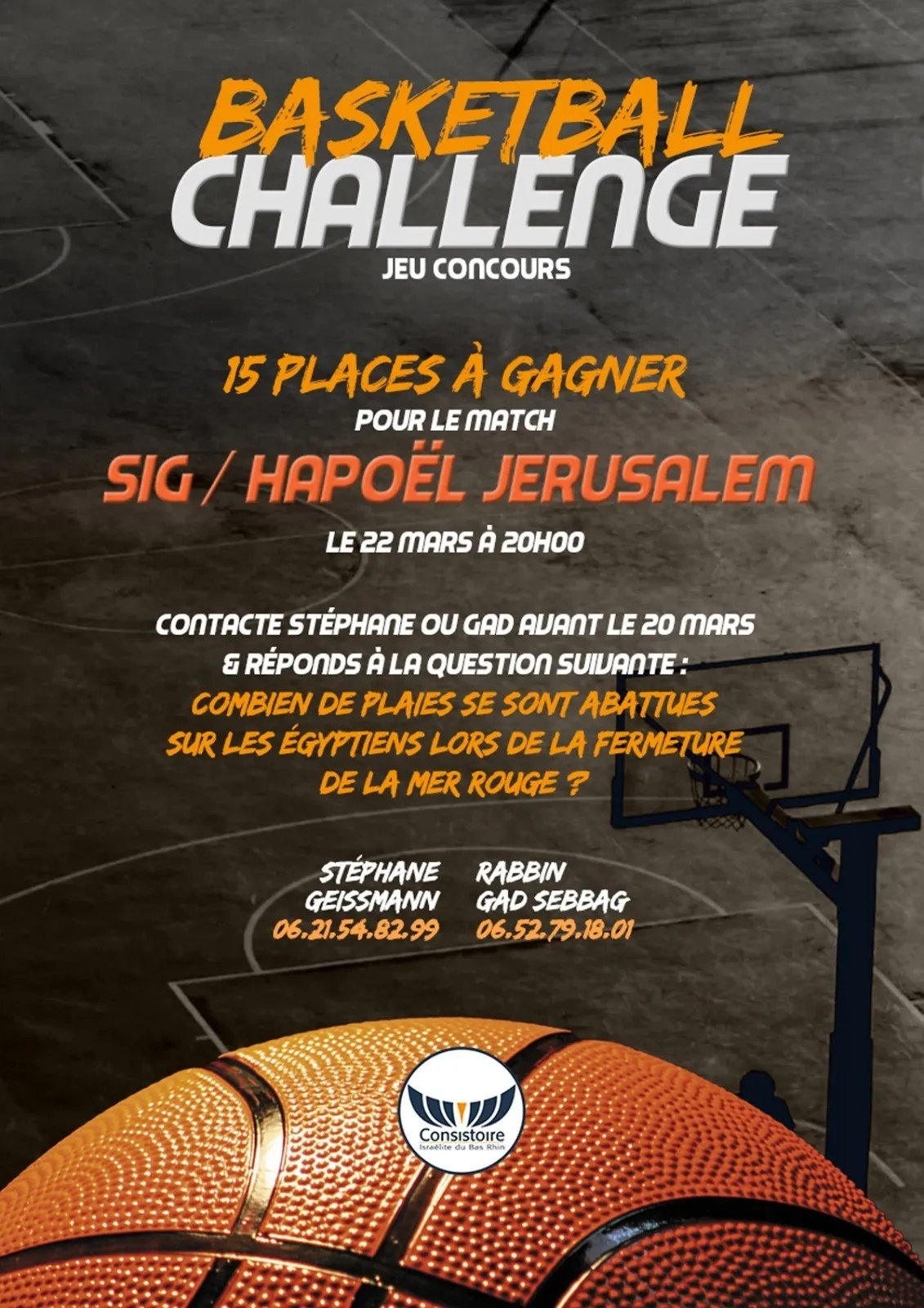 Affiche : BASKETBALL CHALLENGE