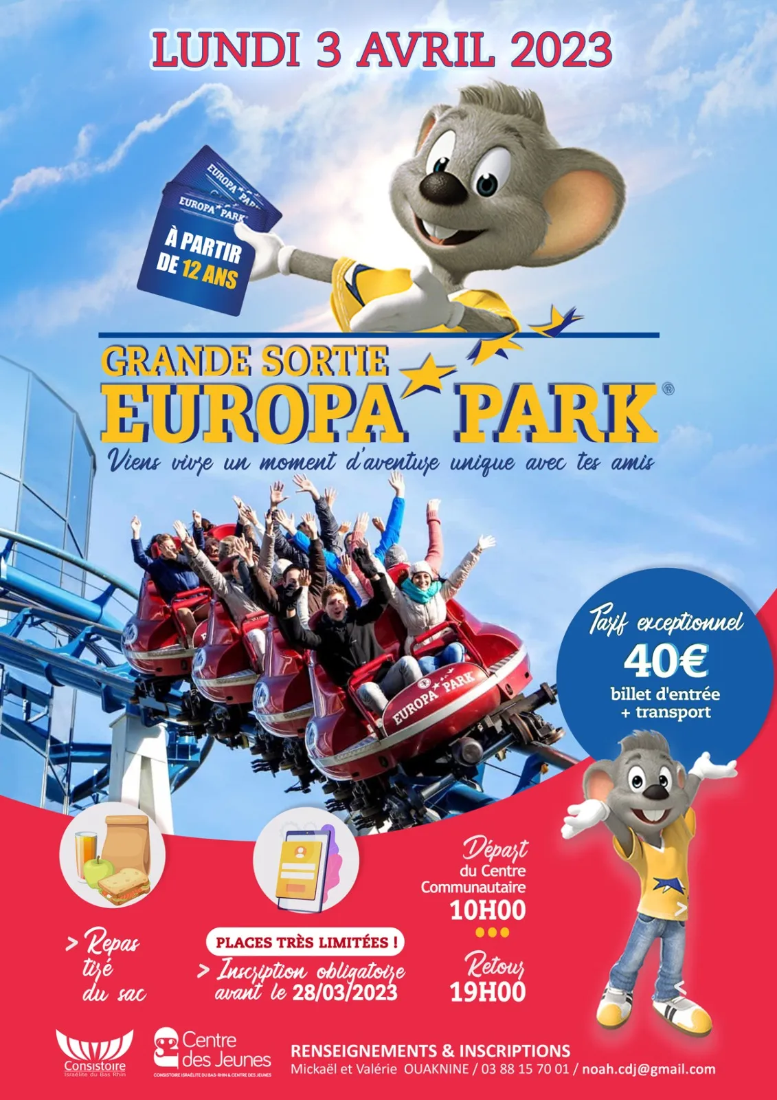 Affiche : GRANDE SORTIE À EUROPA PARK
