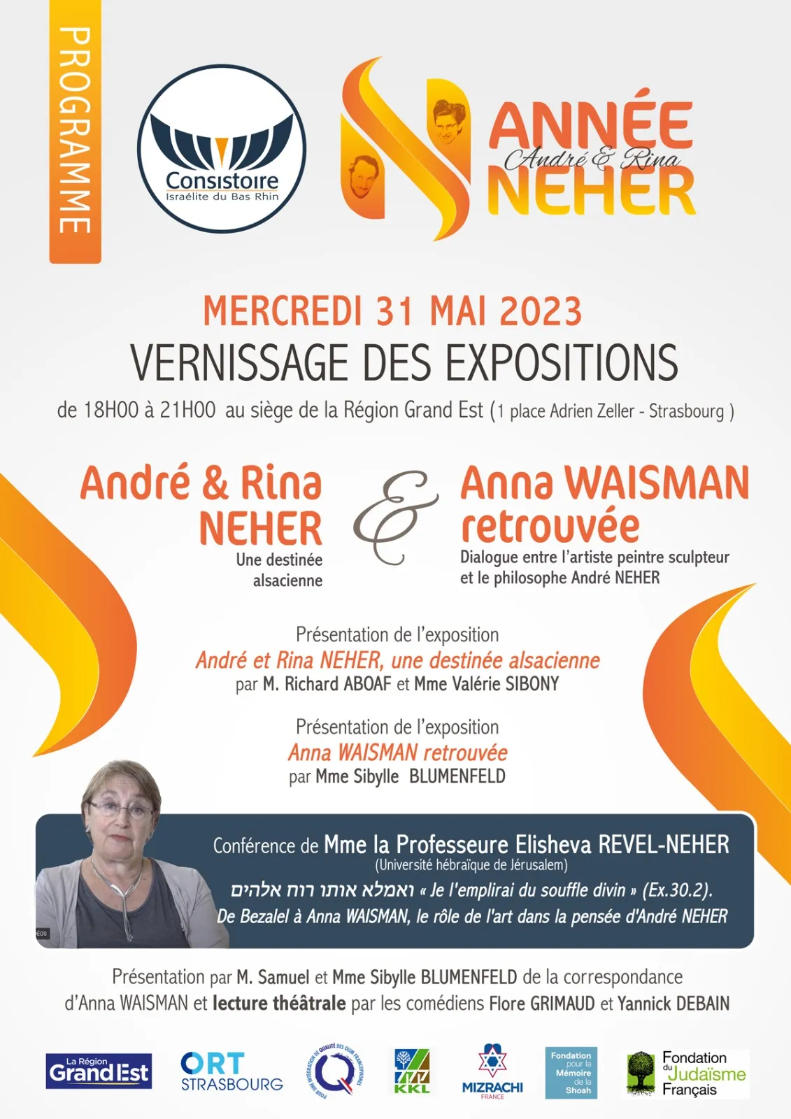 Année Neher - Un vernissage d'expositions exceptionnel !