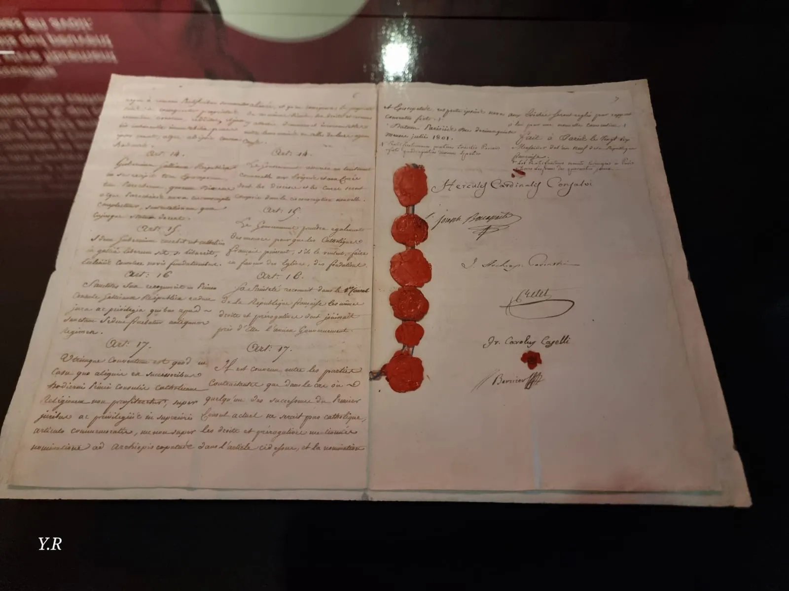 Cérémonie de présentation du Concordat napoléonien aux Archives d’Alsace