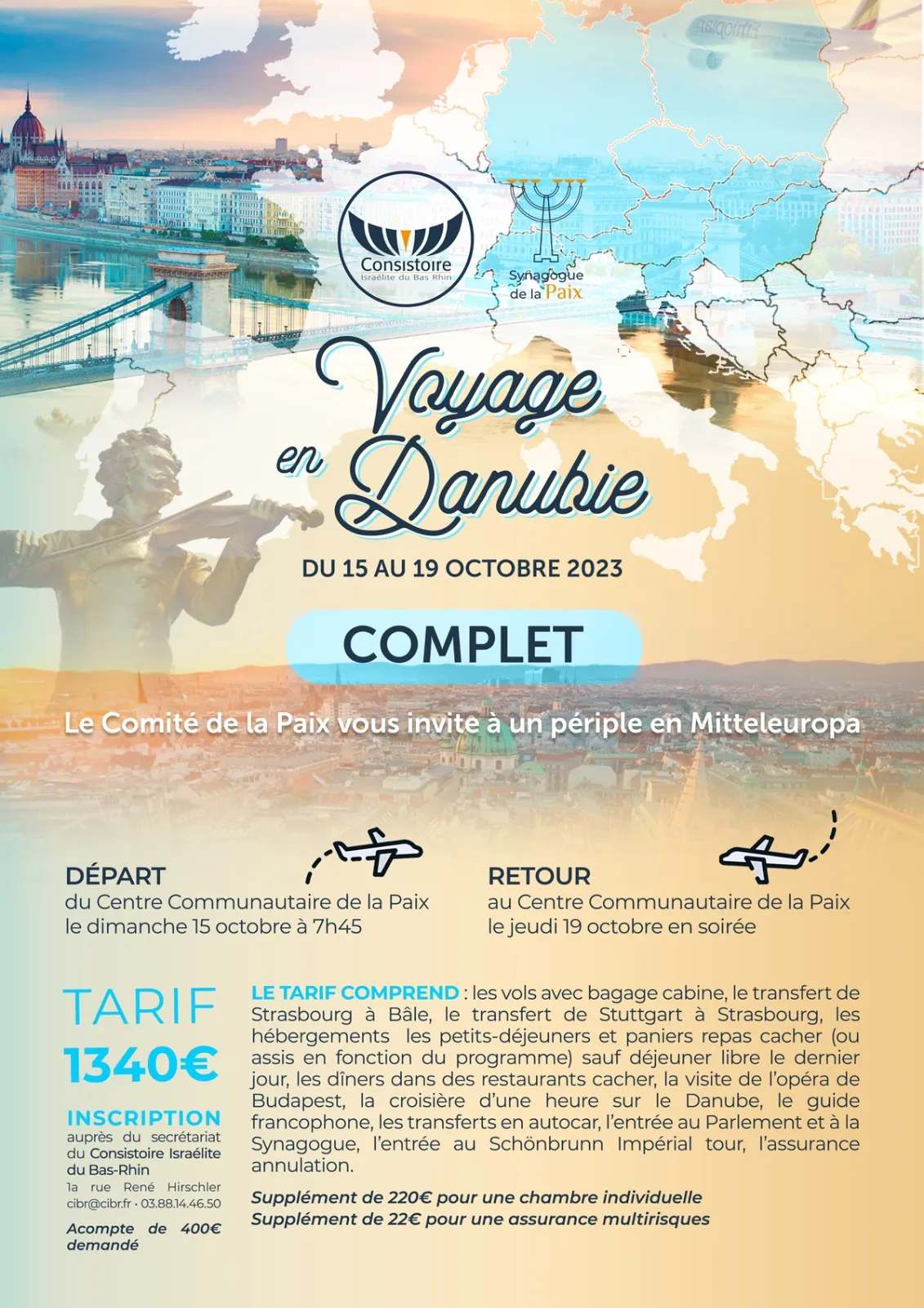 Affiche : VOYAGE EN DANUBIE