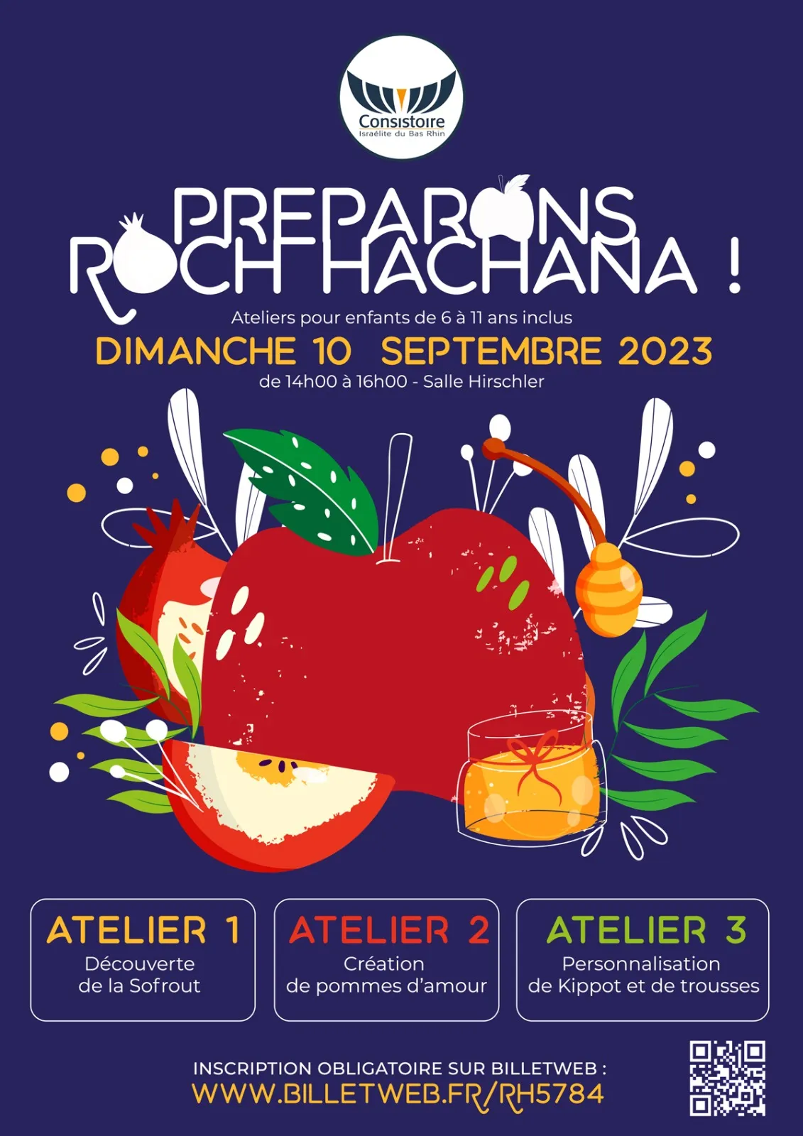 Affiche : PRÉPARONS ROCH HACHANA !