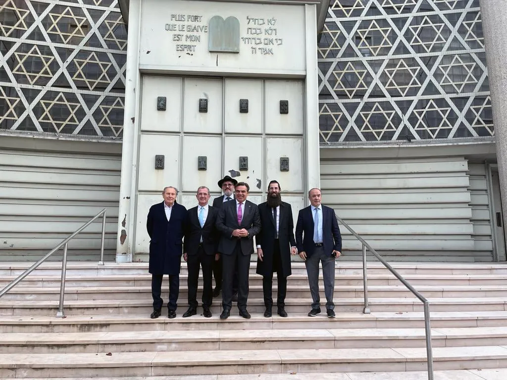 Visite de Margarítis Schinás au Centre communautaire