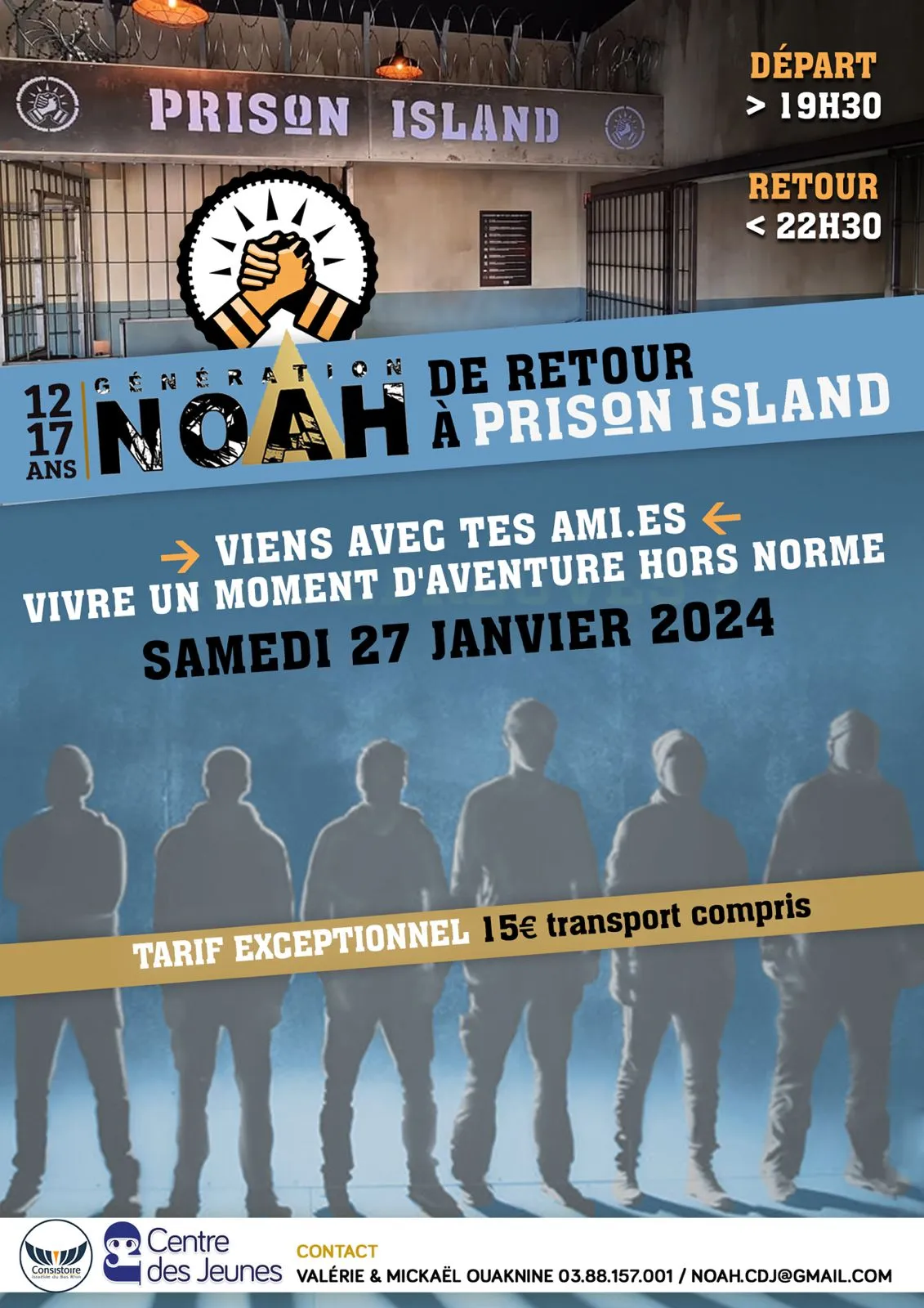 Affiche : SOIRÉE GÉNÉRATION NOAH