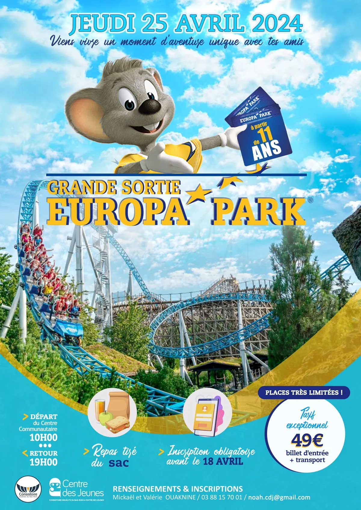 Affiche : GRANDE SORTIE À EUROPA PARK