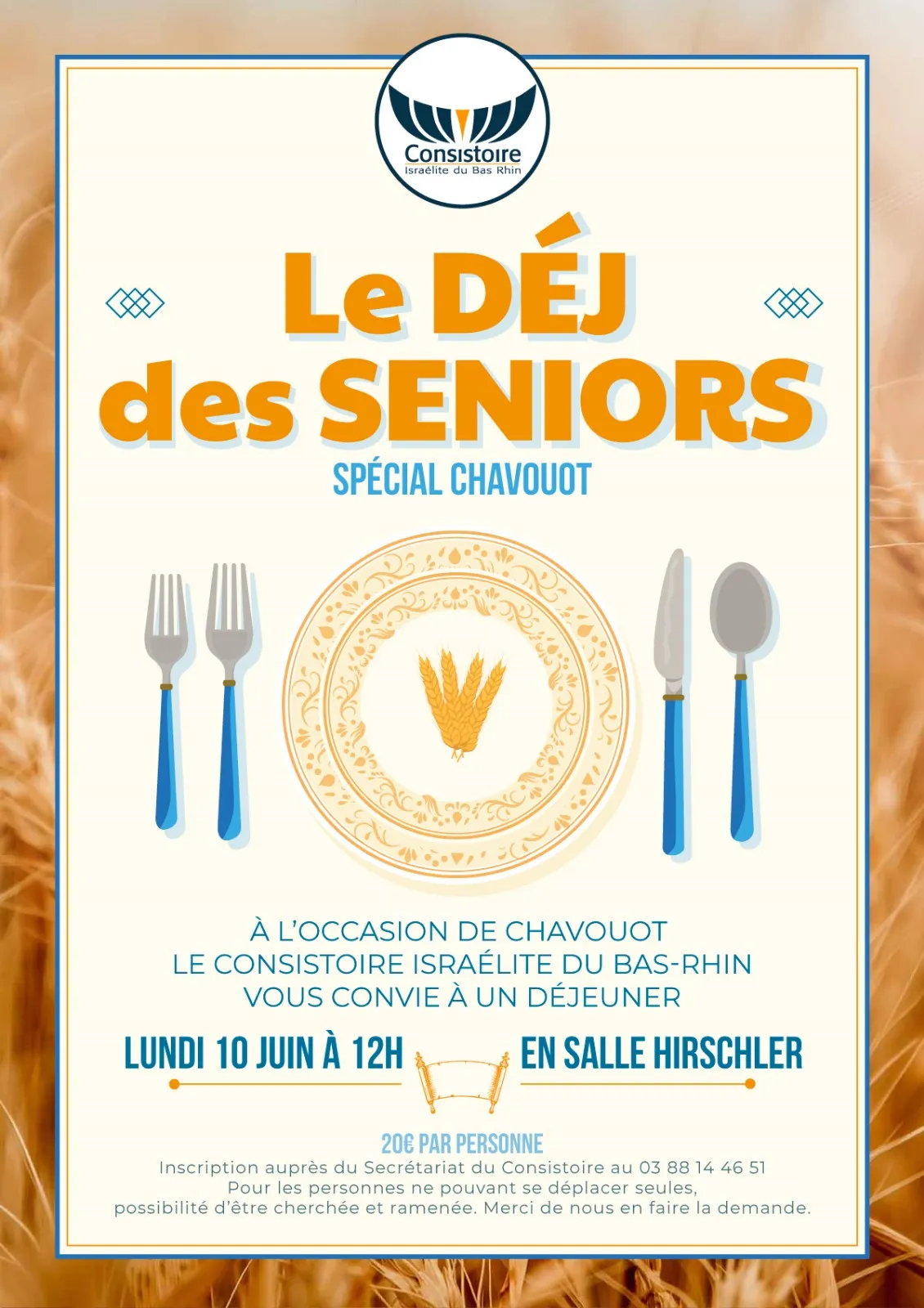 Affiche : LE DÉJ DES SENIORS