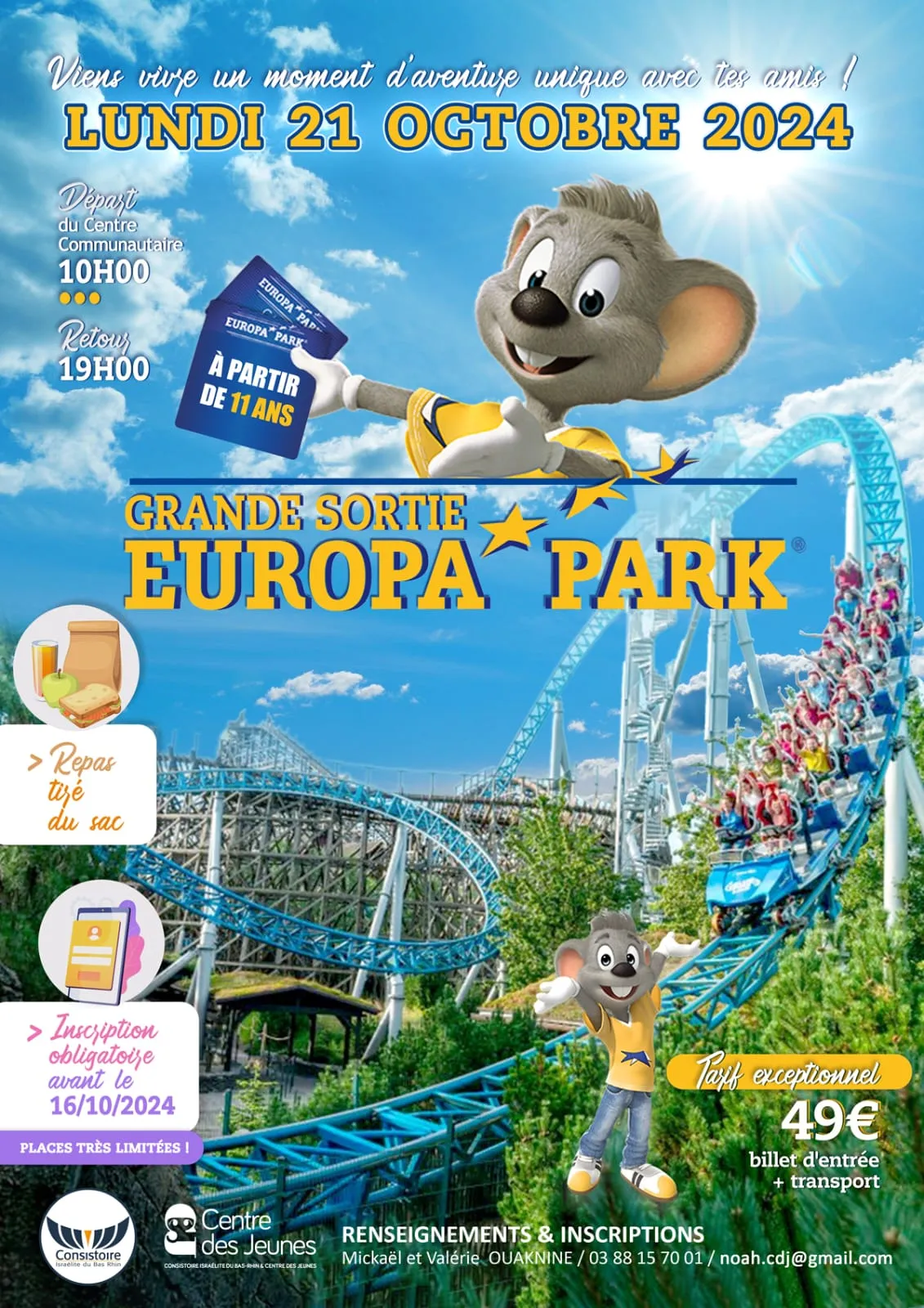 Affiche : GRANDE SORTIE À EUROPA PARK