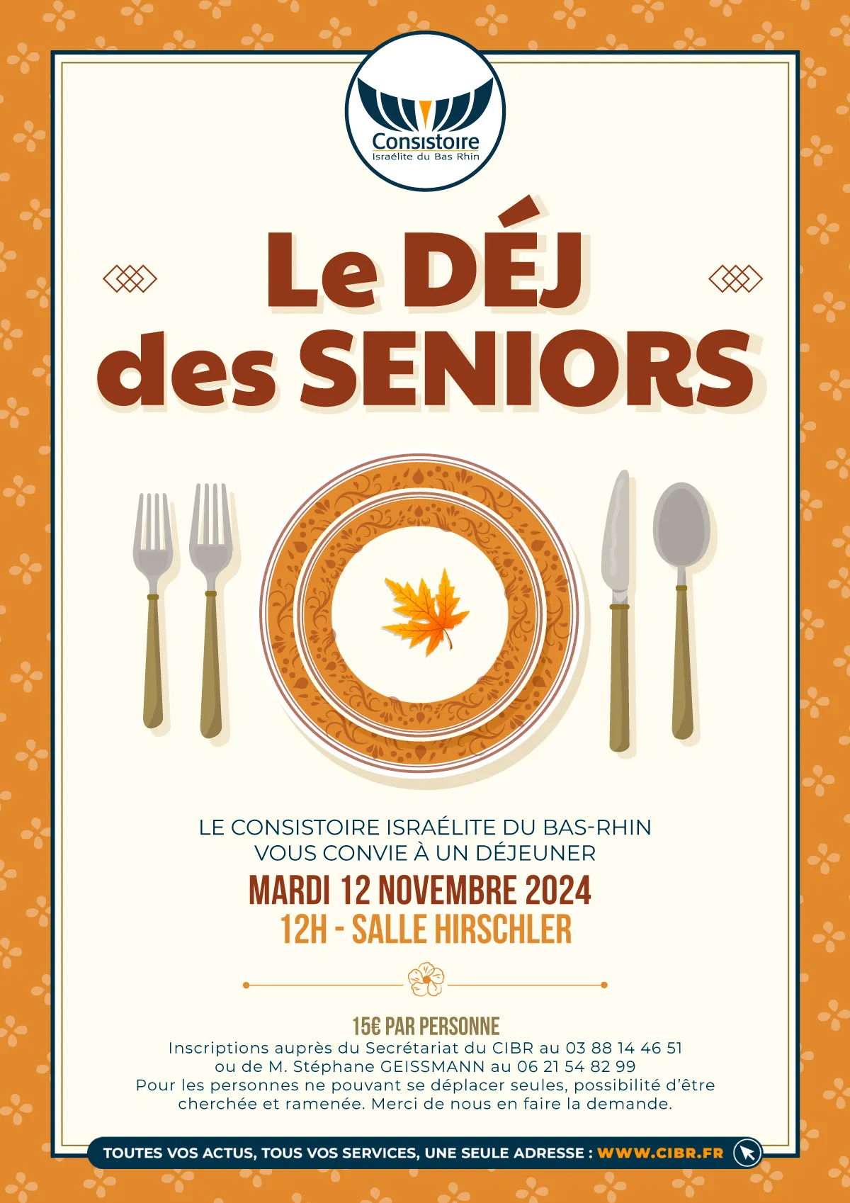 Affiche : LE DÉJ DES SENIORS
