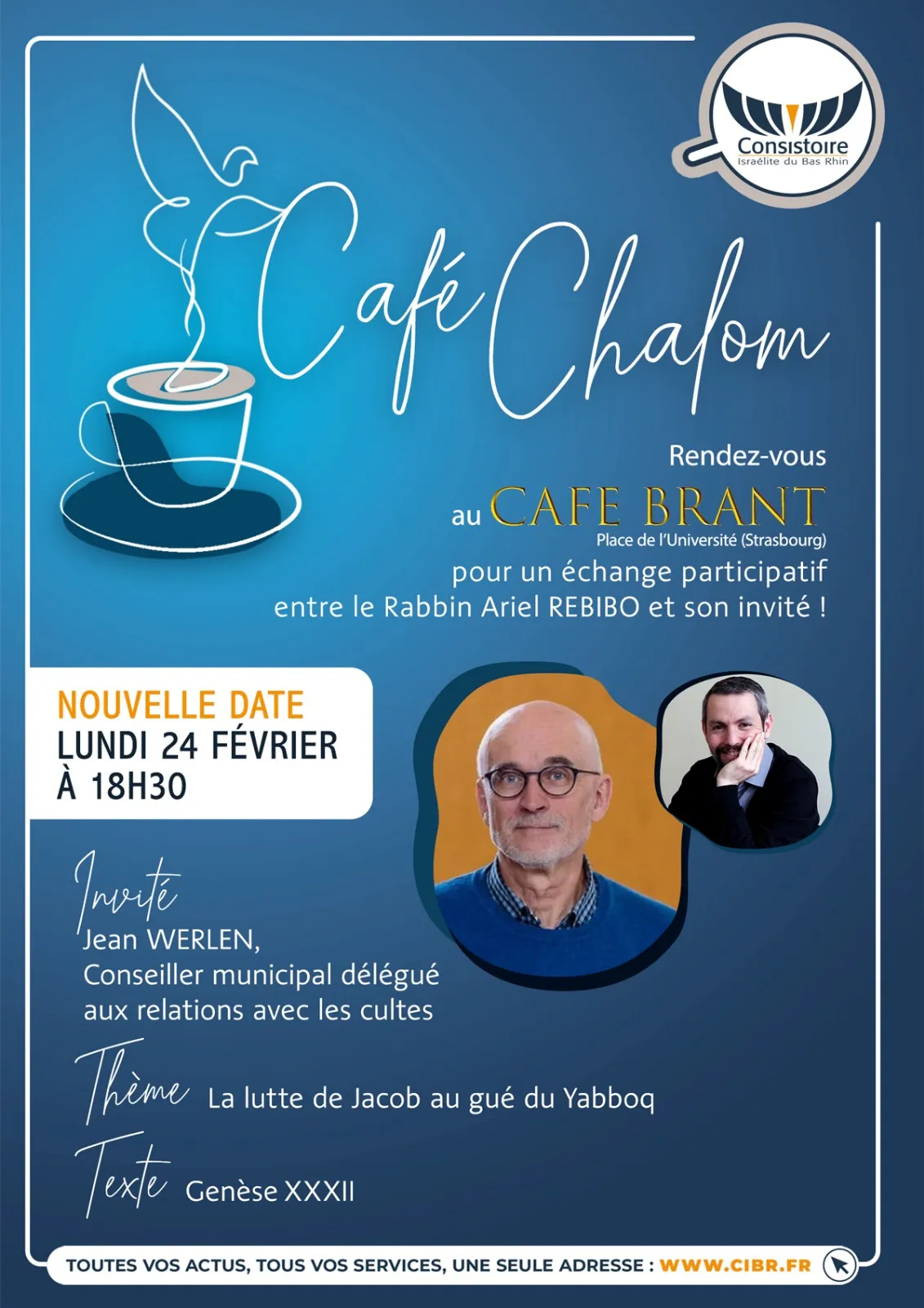 Affiche : CAFÉ CHALOM