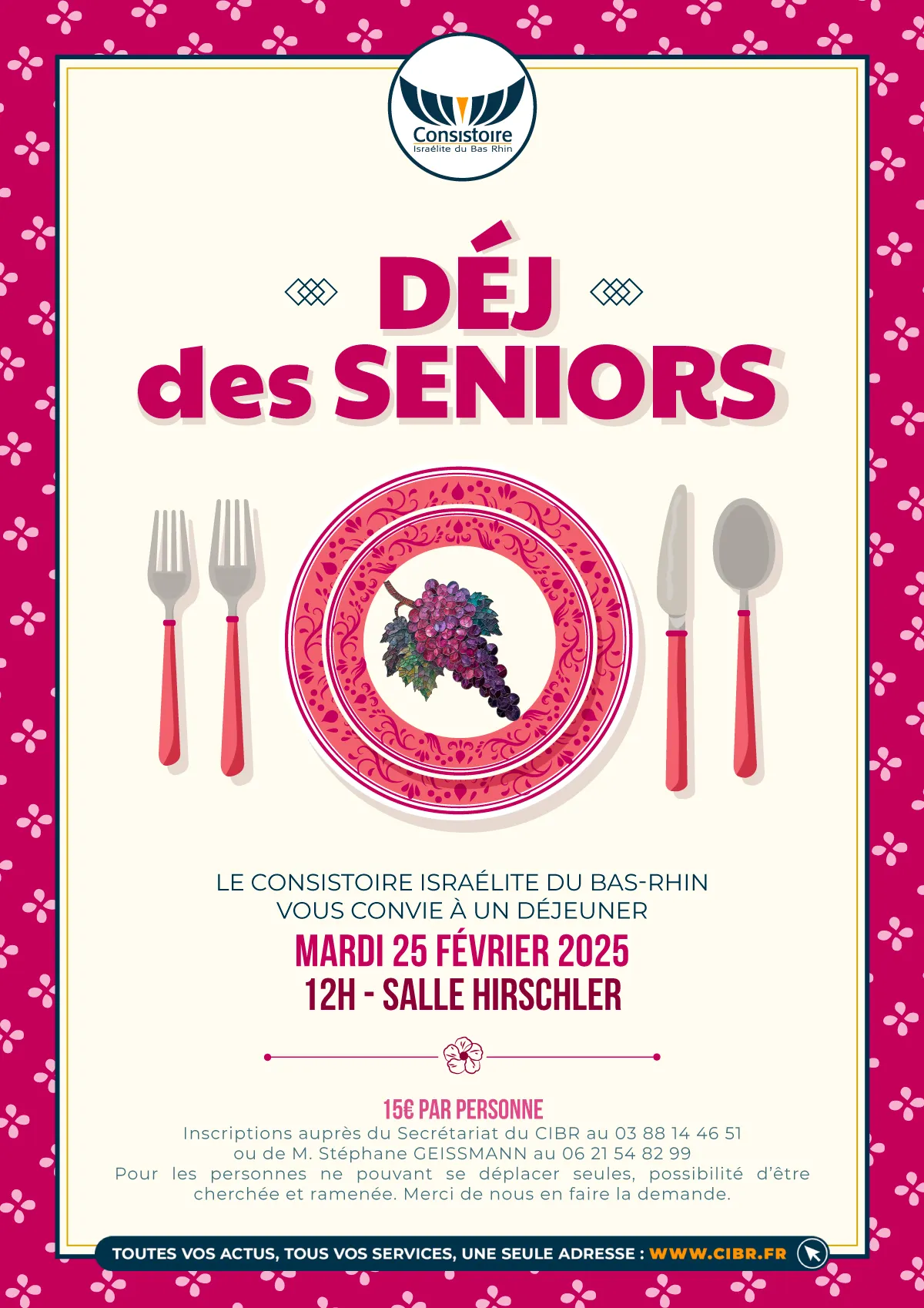 Affiche : LE DÉJ DES SENIORS