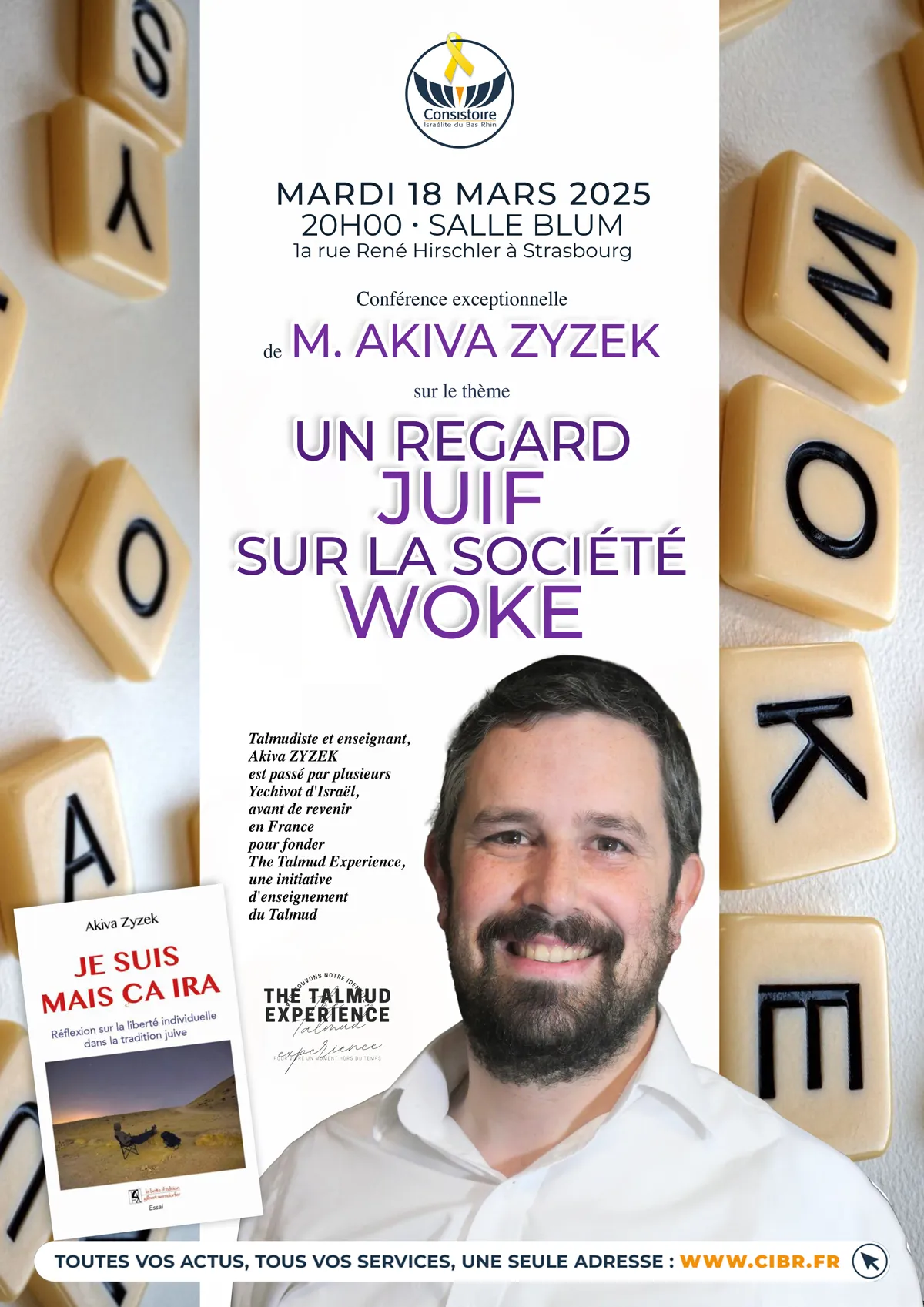 Affiche : CONFÉRENCE D'AKIVA ZYZEK