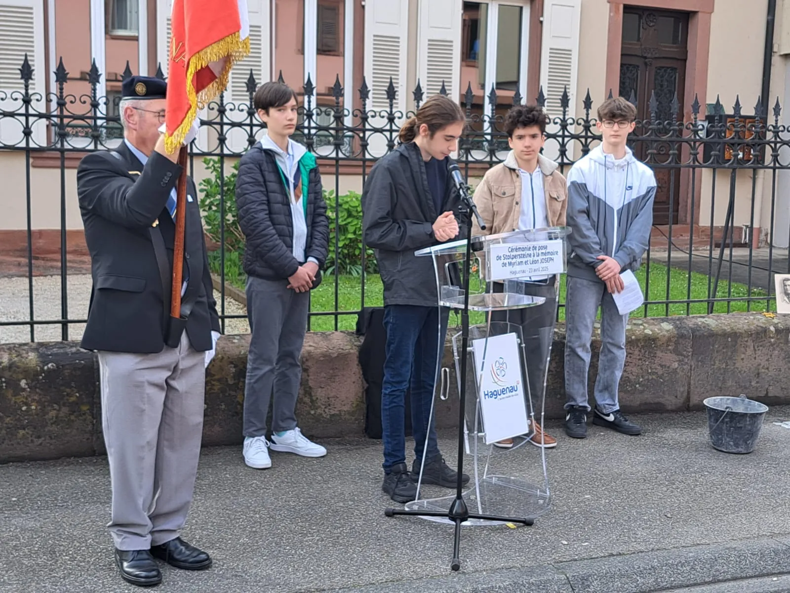Des pavés de mémoire pour Myriam et Léon JOSEPH