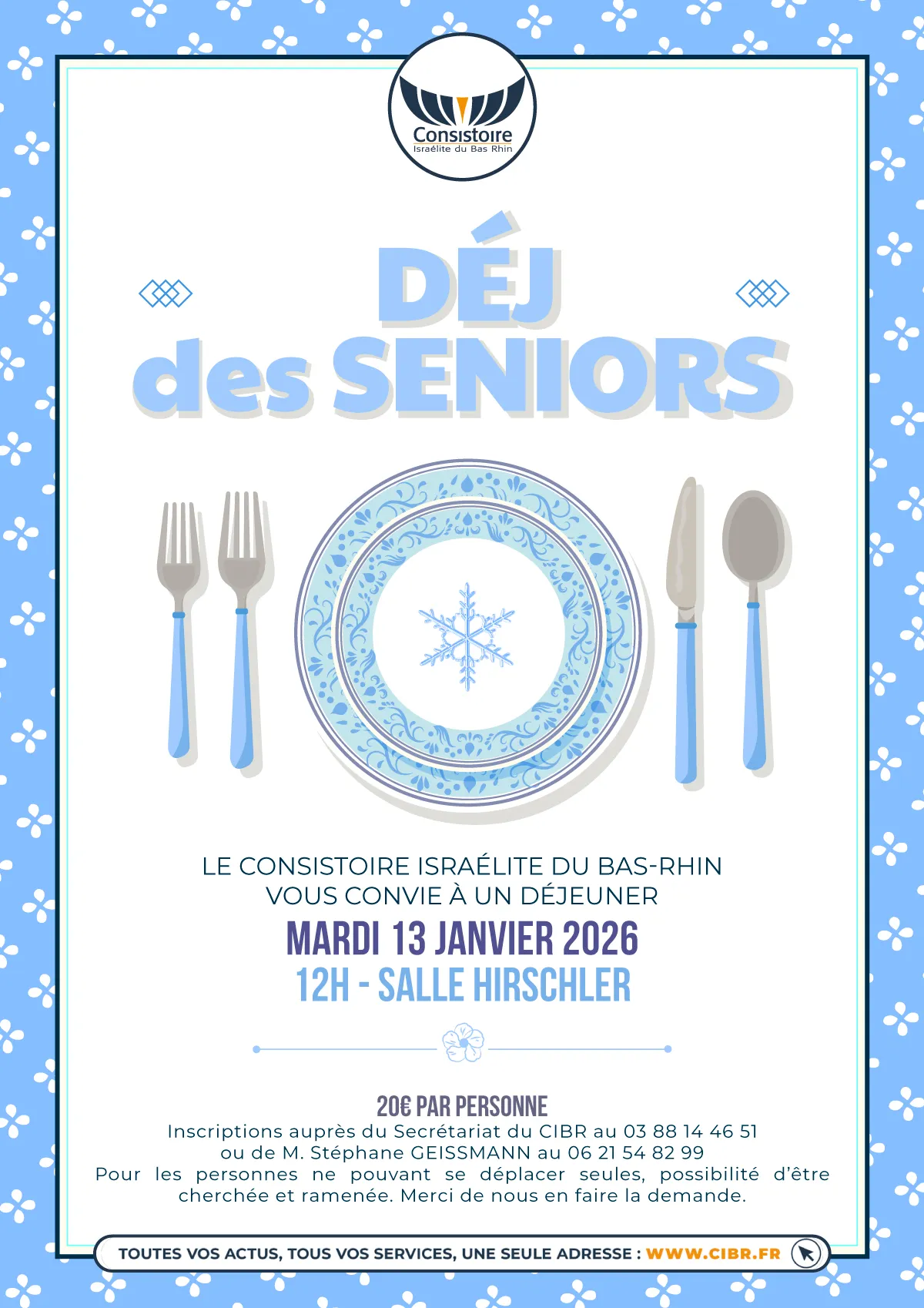 Affiche : LE DÉJ DES SENIORS