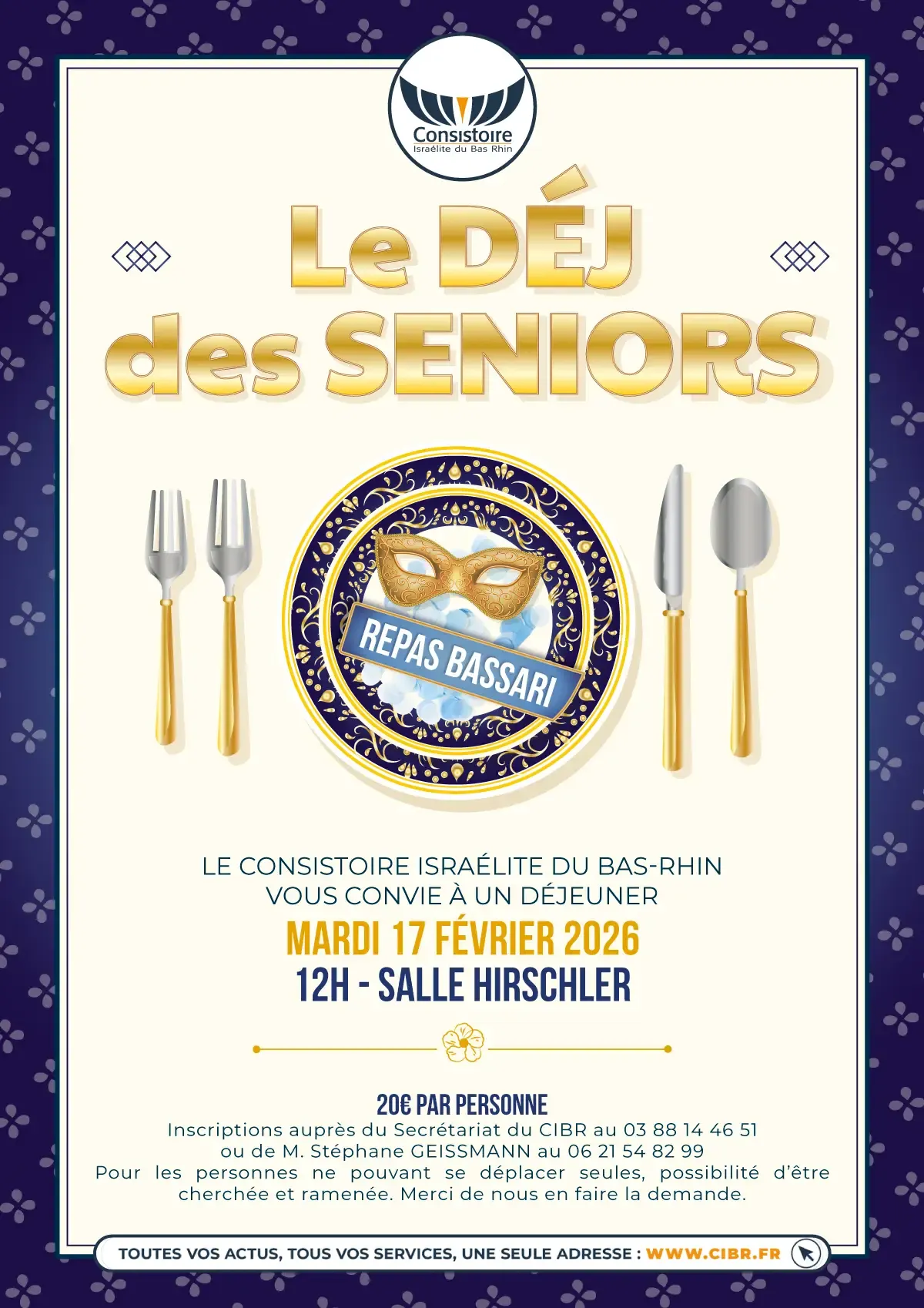 Affiche : LE DÉJ DES SENIORS