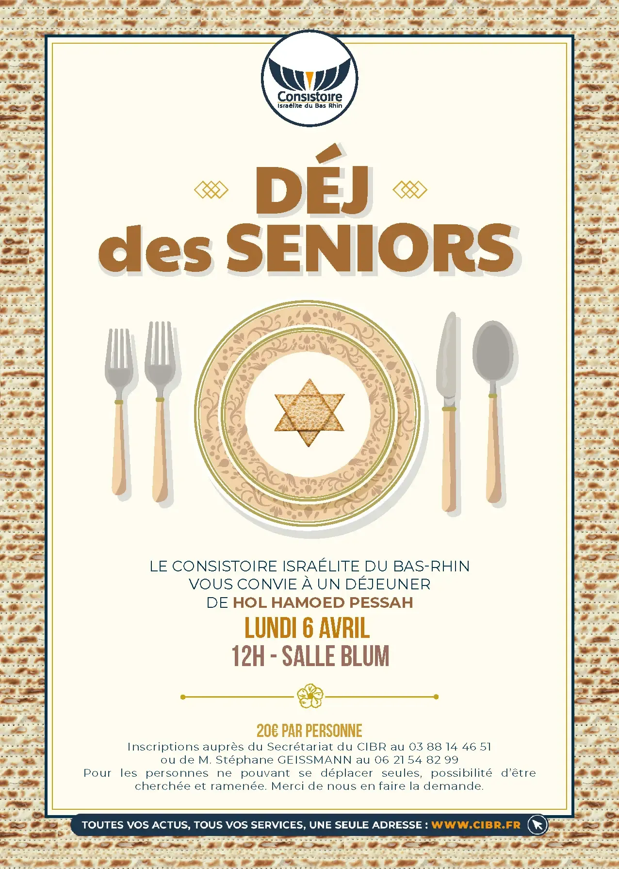 Affiche : LE DÉJ DES SENIORS