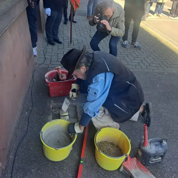 Pose de Stolpersteine à Strasbourg