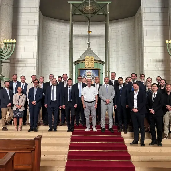 Le Parlement européen à la Synagogue de la Paix