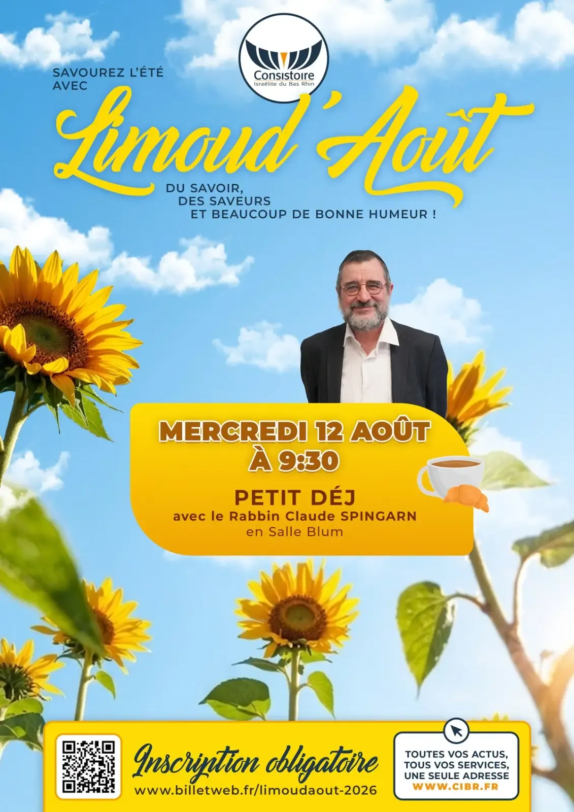 Limoud’Août : café, viennoiseries … et étude !
