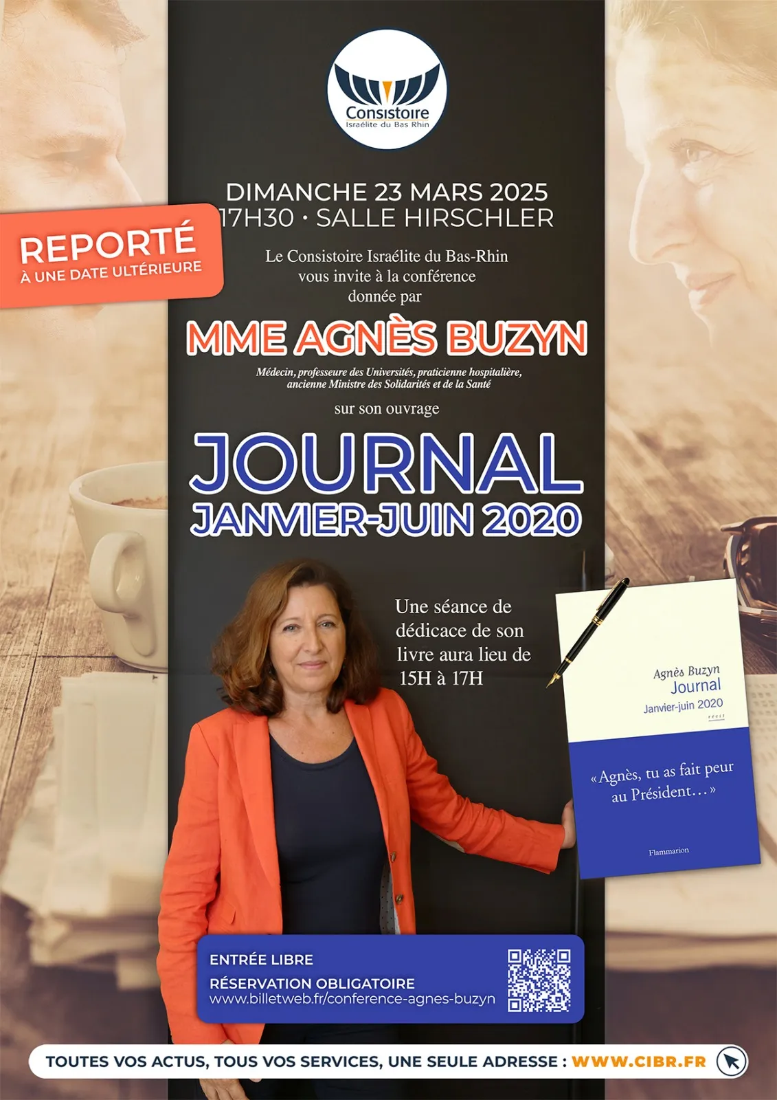 Affiche : CONFÉRENCE D'AGNÈS BUZYN